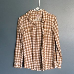 Plaid old navy top